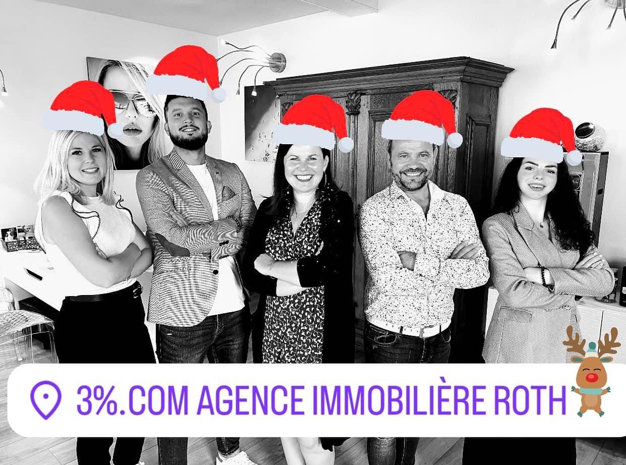 3%.COM - 🎄⭐️Toute l’équipe de 3%.COM agence immobilière ROTH est à vos ...
