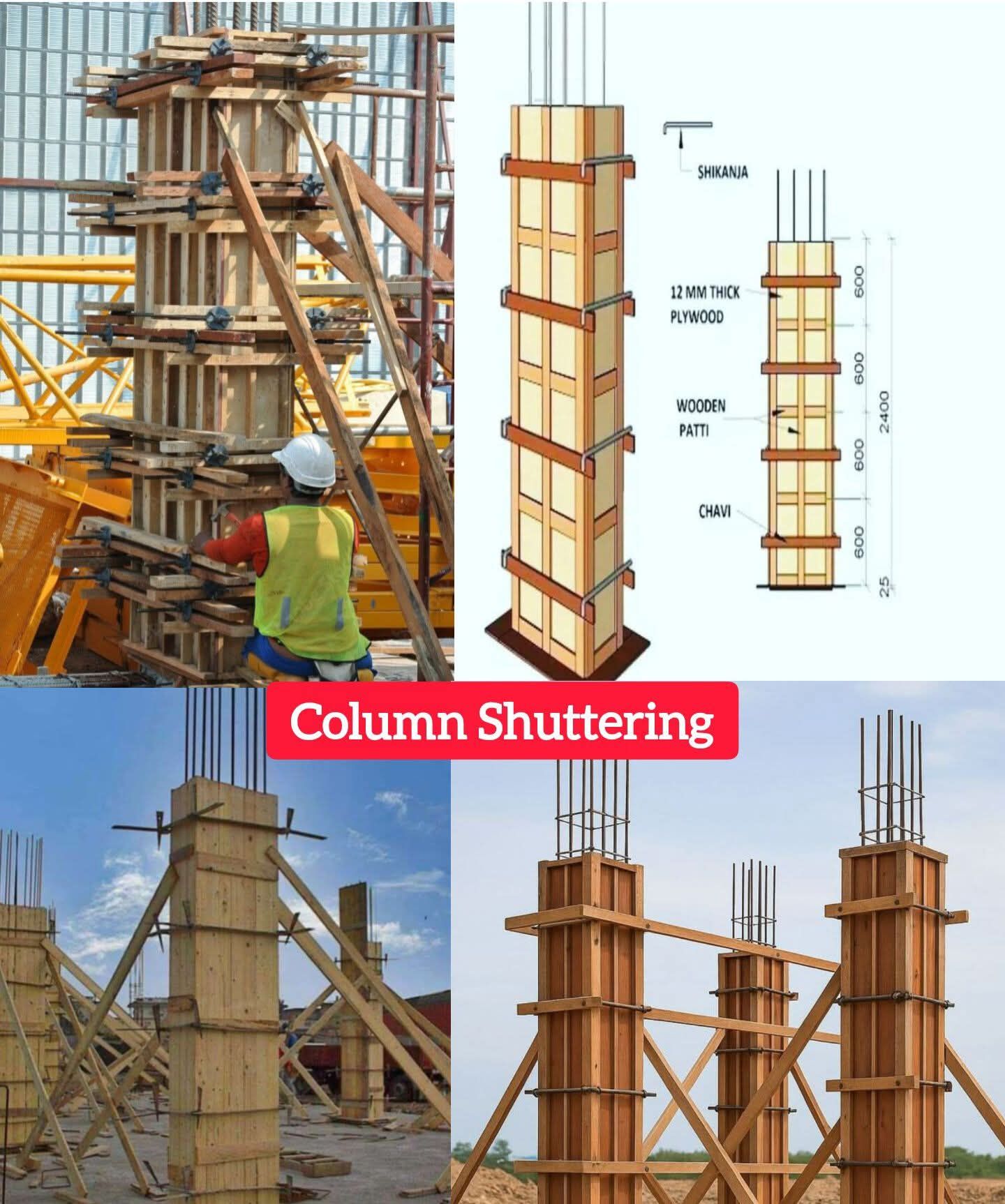 Column Shuttering... - Civil Engineering Discoveries | Facebook