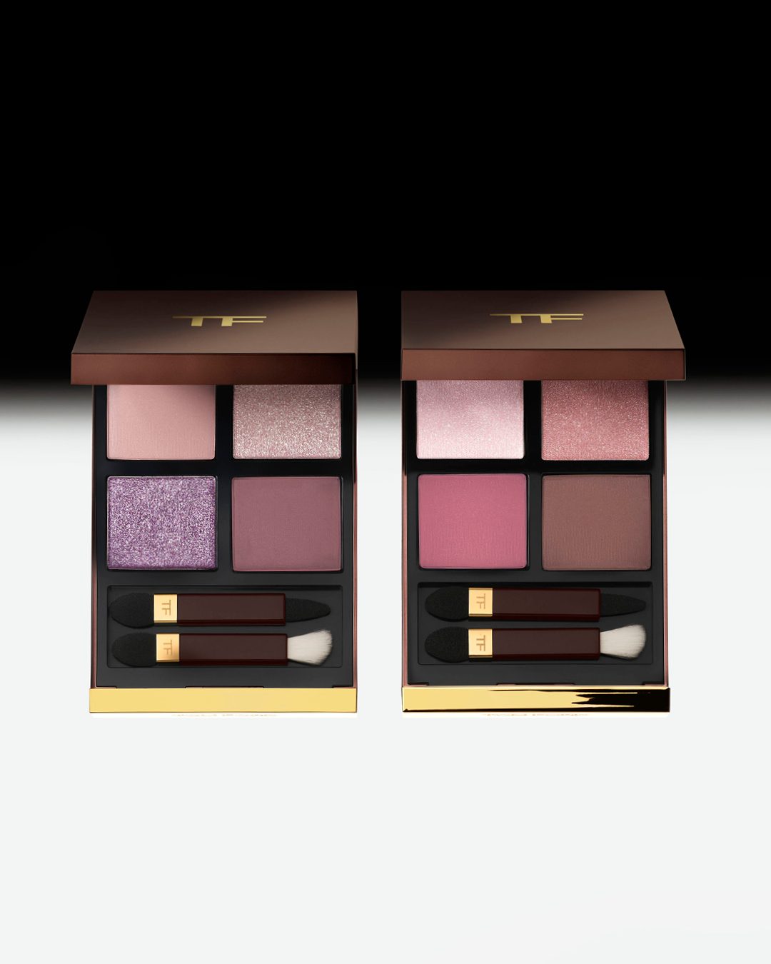 New Eye Color Quad in 02 Rose Veil dresses lids in shimmering pink