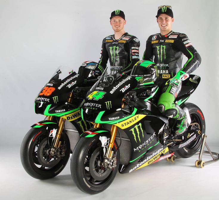 The Tech3 Monster Energy livery, something about black and green