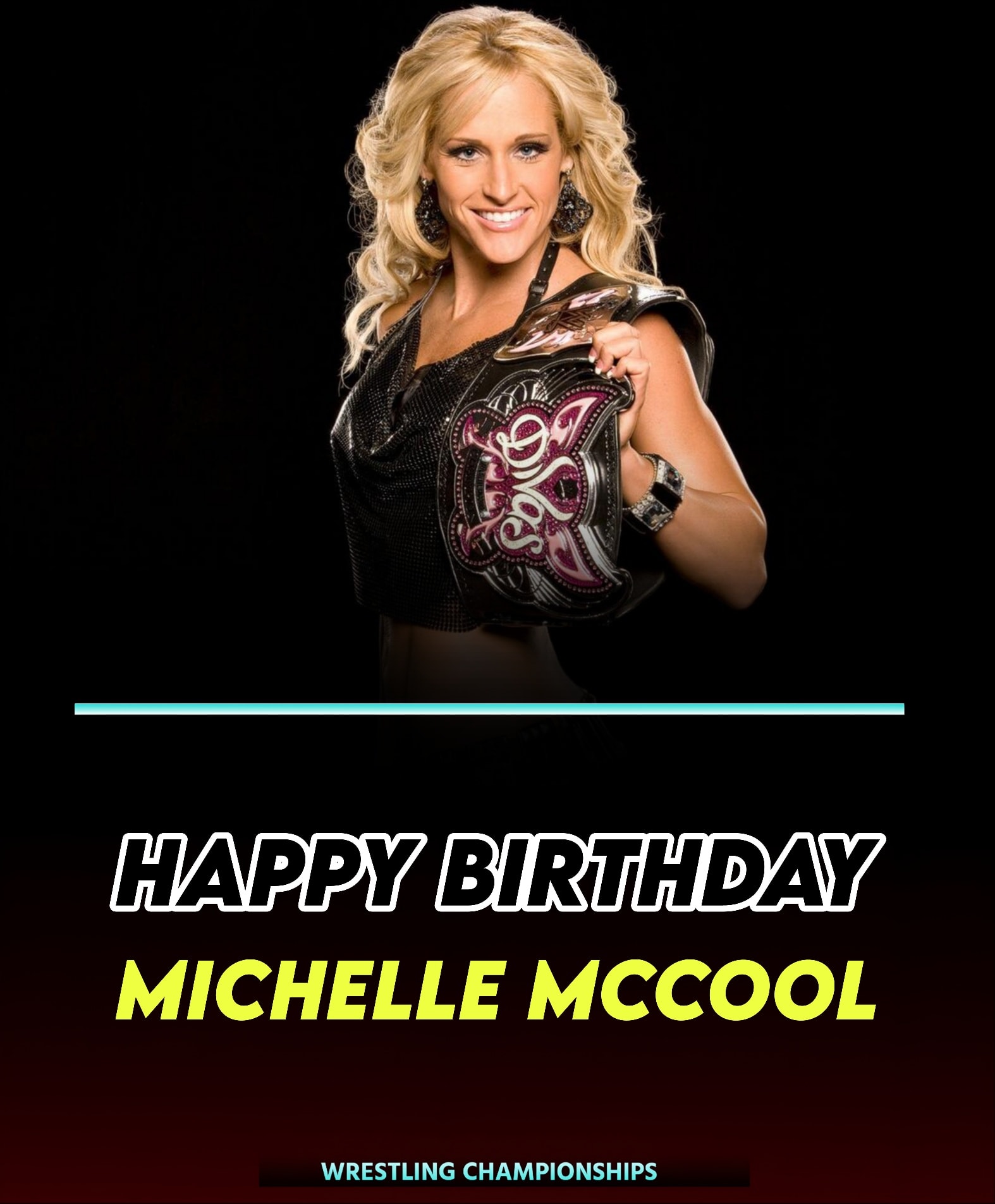 Wrestling - Michelle mccool celebrates another legendary year 🎂 A hall ...