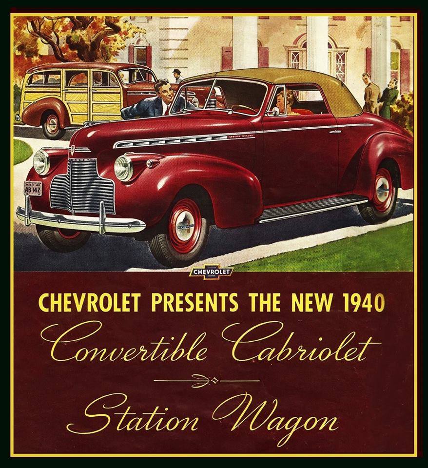 1940 Chevrolet factory brochure and parts