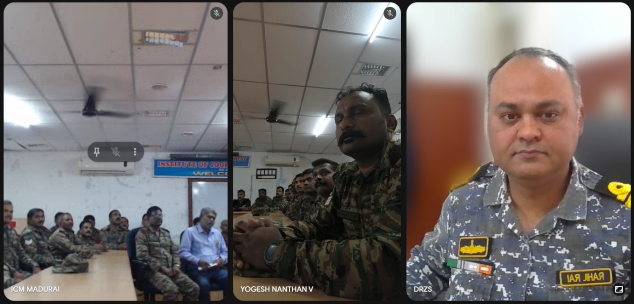 DGR India - Cdr Rahil Rai, DRZ South delivered closing... | Facebook