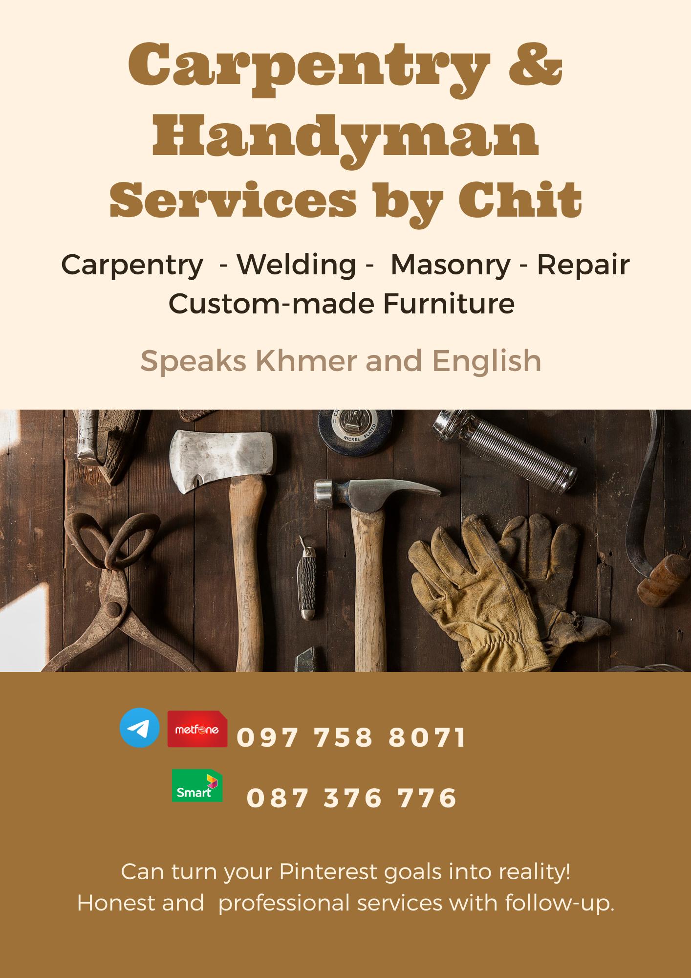 Carpentry and Handyman Services by Chit | Battambang