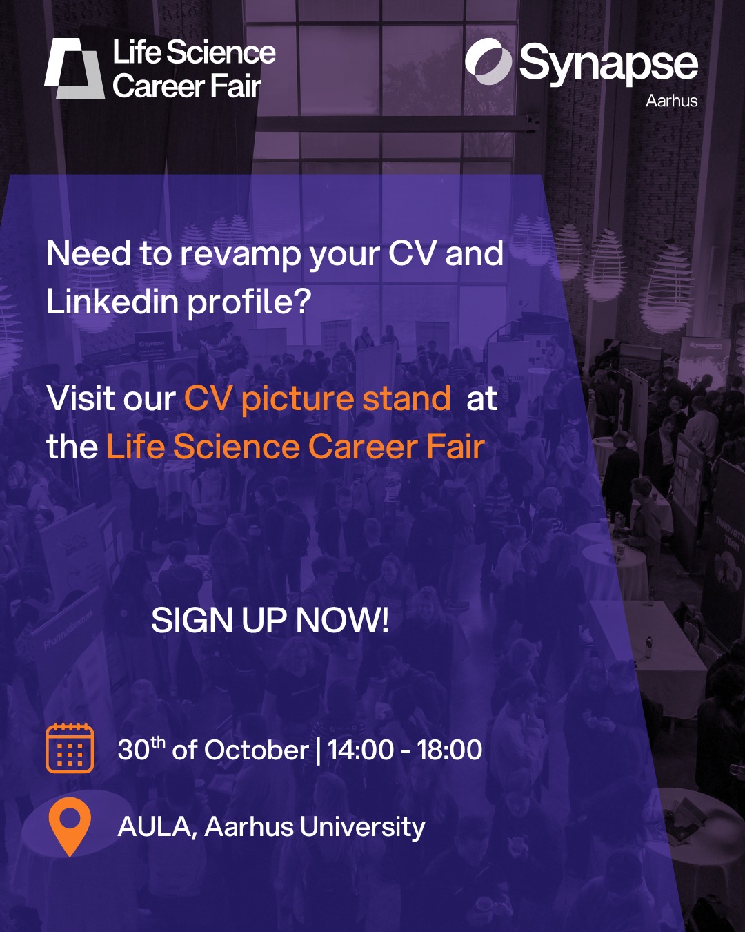 Synapse - Get a new CV picture! Visit our CV picture stand at the Life ...