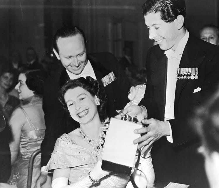 Adelbert - HM Queen Elizabeth presented with a toy cooking stove for ...