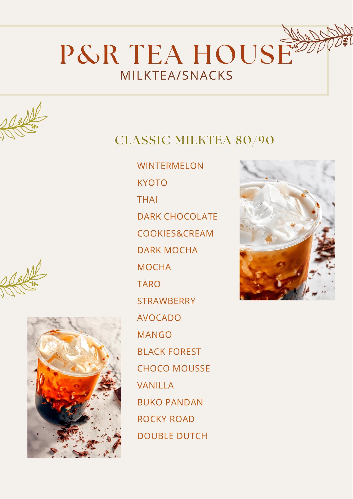 NEW UPDATED MENU ‼️💕 - P&R Tea House Main San Fernando