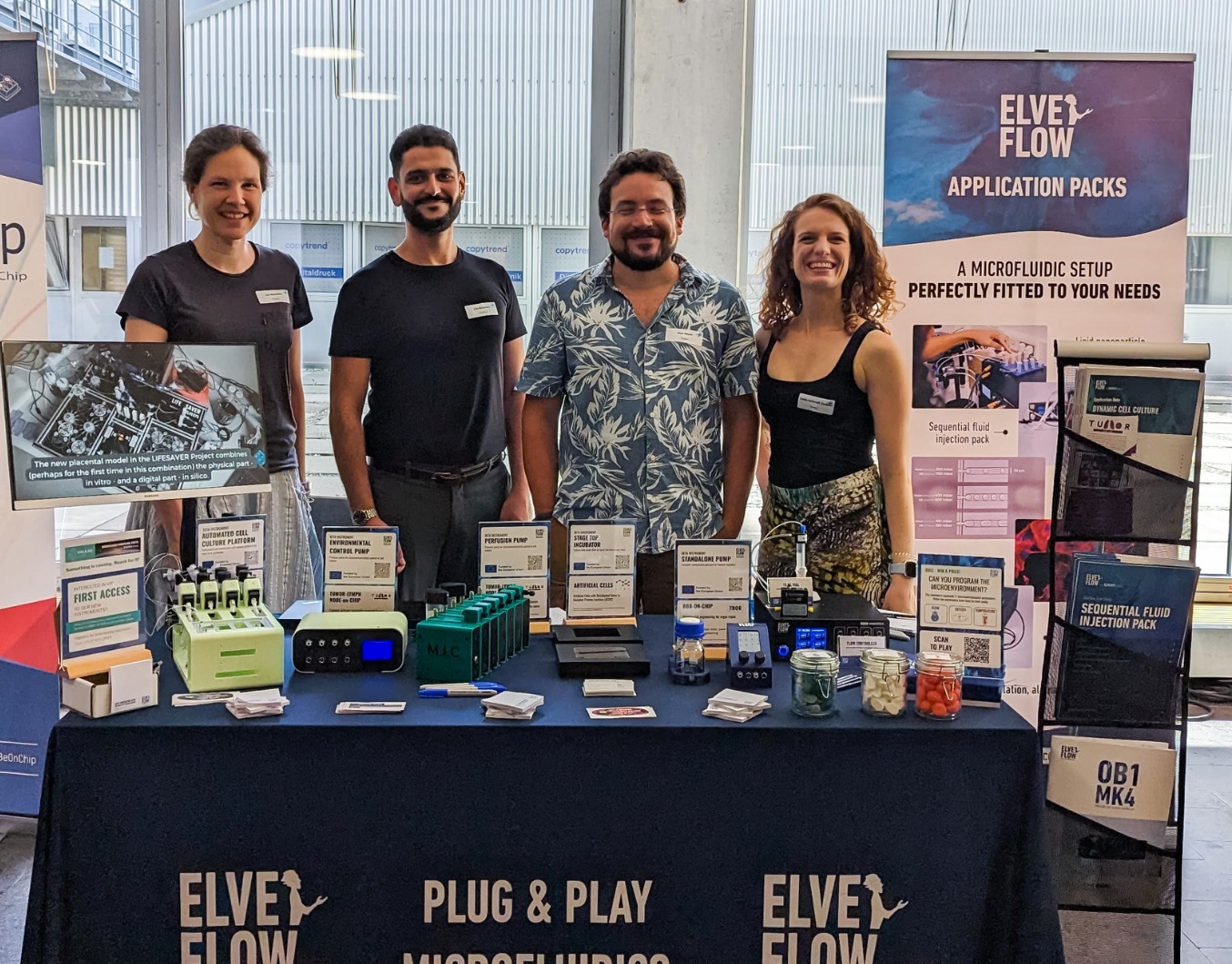 It's today! Lisa, Aziz, Alan &... - Elveflow Microfluidics