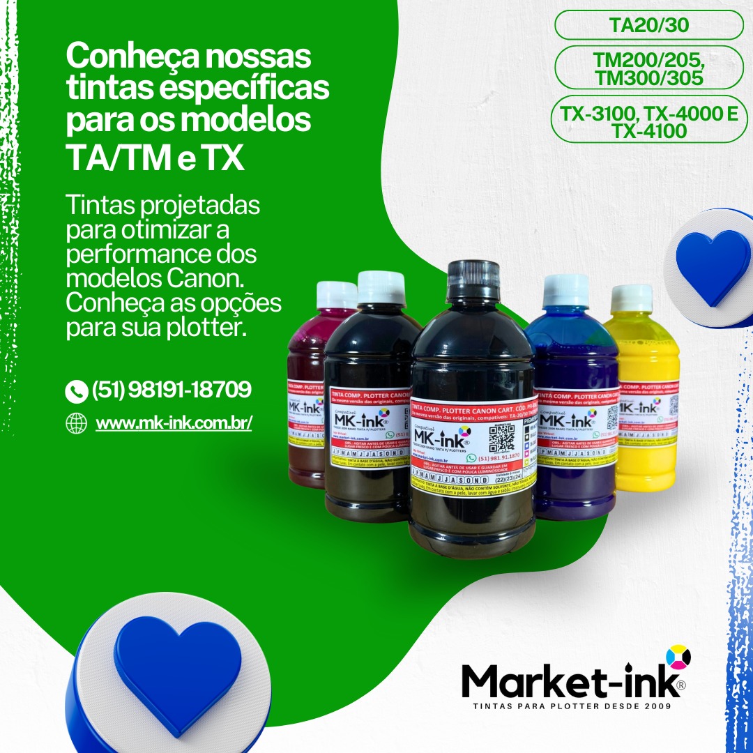 Market-Ink - Tintas para Plotter | Porto Alegre RS
