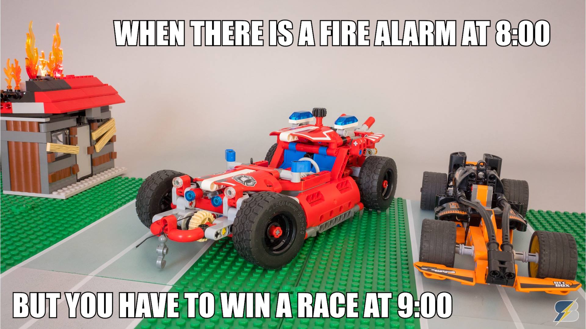 RacingBrick - LEGO Technic 42075 Fire Racer B model review...
