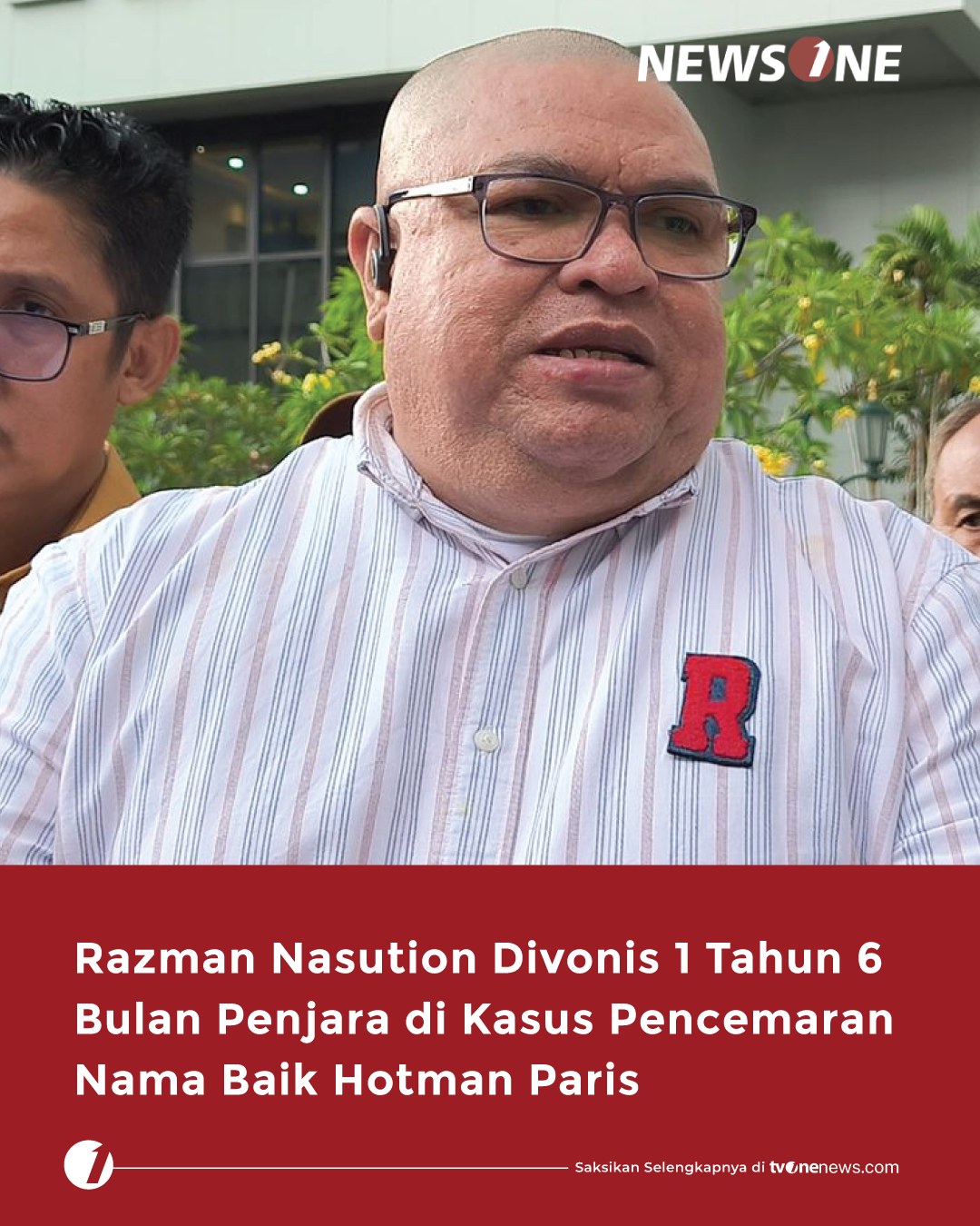 tvOneNews - Pengacara, Razman Arif Nasution, divonis 1,5... | Facebook