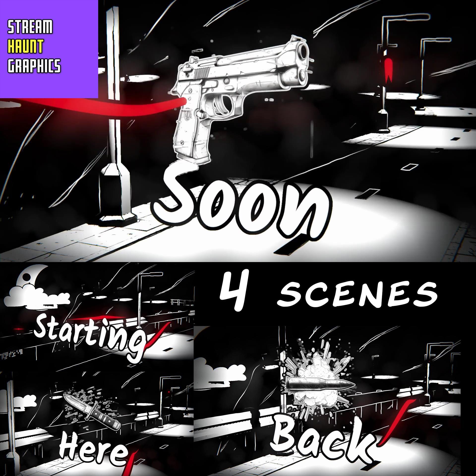 Flixfront - 🎬 Level up your Twitch streams with our 4 Animated Status ...