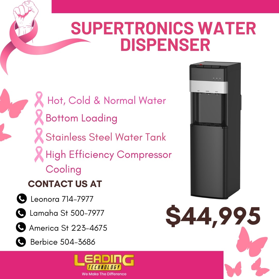Leading - 🔥 Supertronics Water Dispenser 🔥 ️ Hot Cold & Normal Water ️ ...