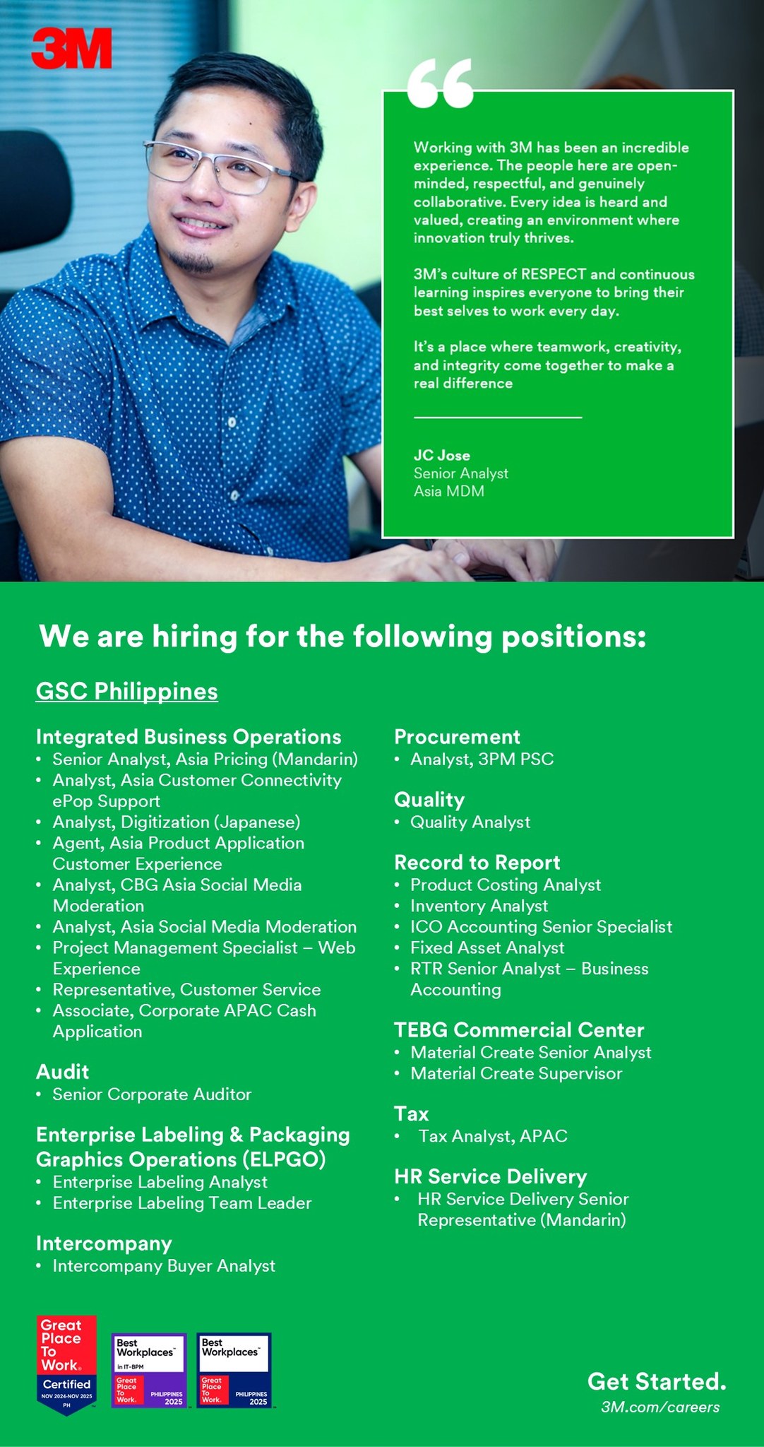 Jobs for Japanese Speakers in the Philippines | The 3M Global Service ...