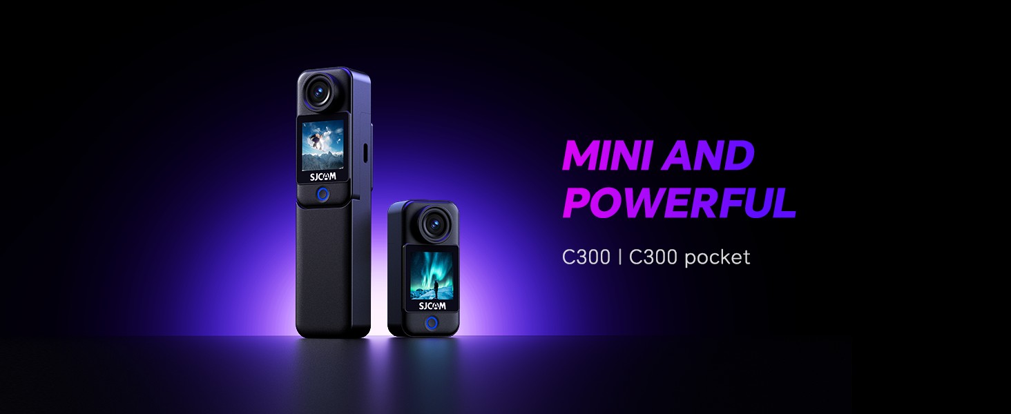 SJCAM C300 Action Camera 4K Body Camera WiFi Dual Touch Screen Vlogging Camera