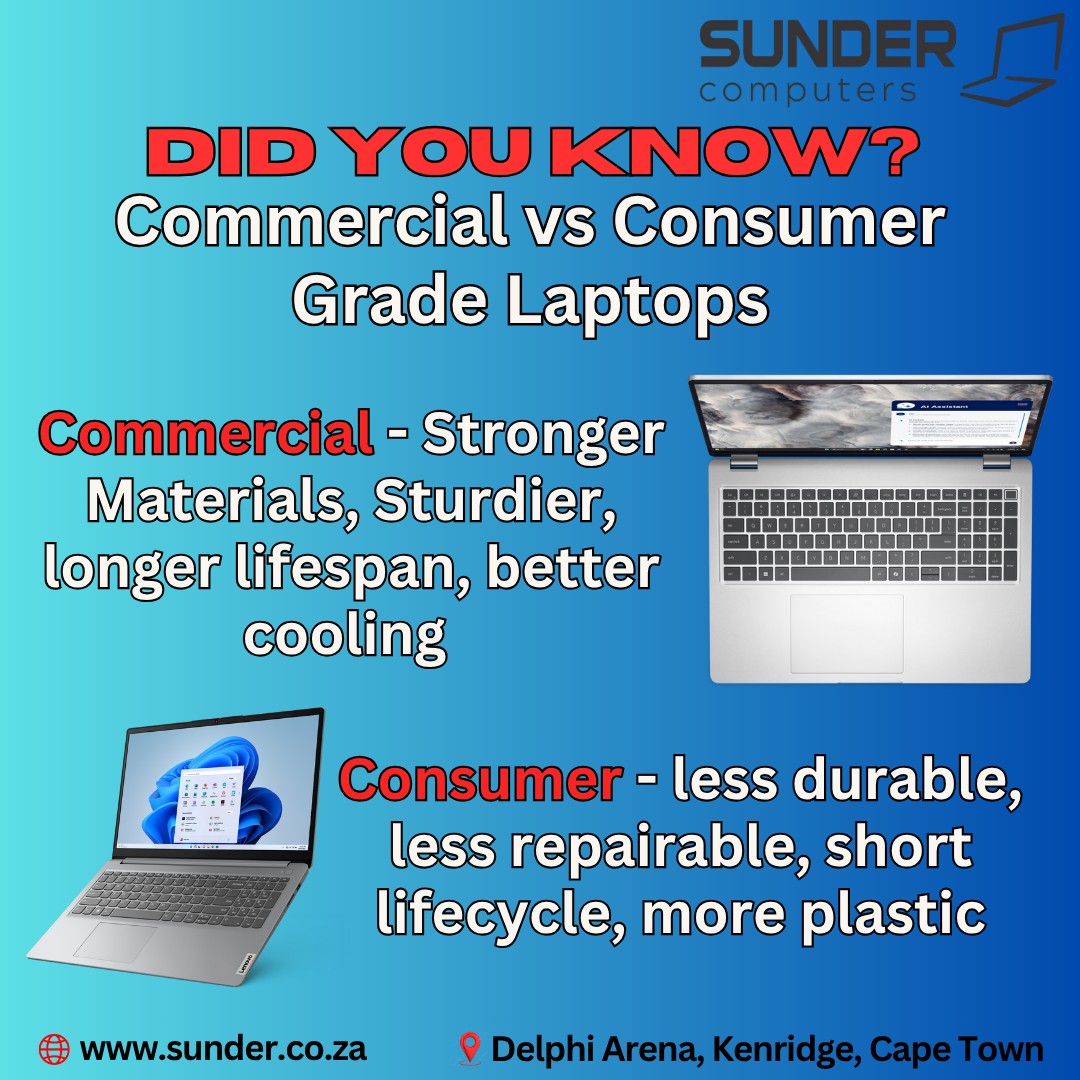 💻 Commercial vs Consumer Laptops - Know... - Sunder Computers | Facebook