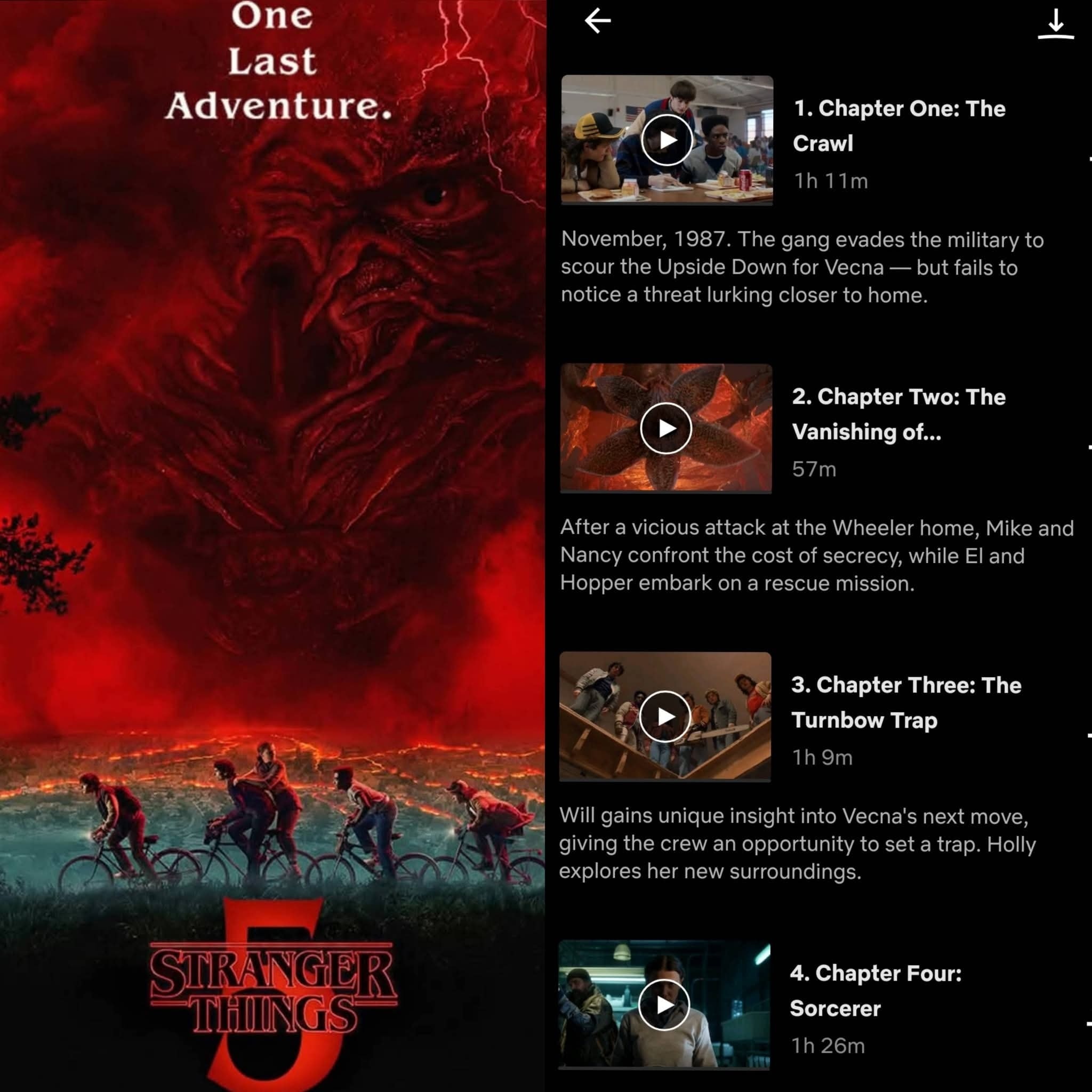 Flix - The first four episodes of Stranger Things Season 5 are now ...