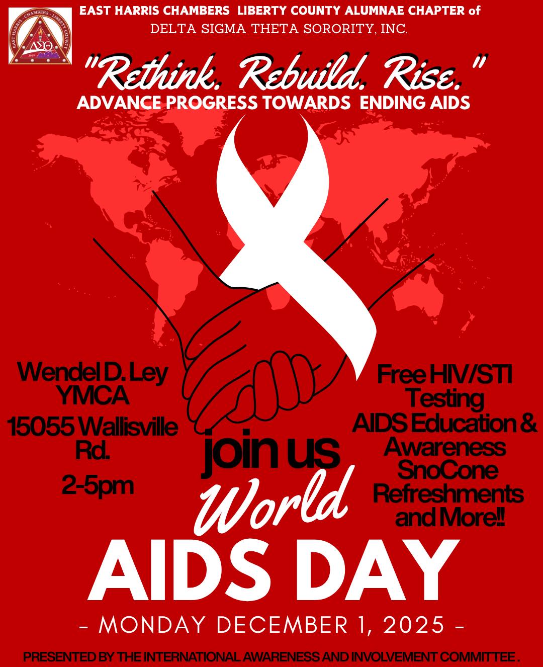 🌎 Join Us for World AIDS Day! 🌎 “Rethink. Rebuild. Rise.” — Advancing ...