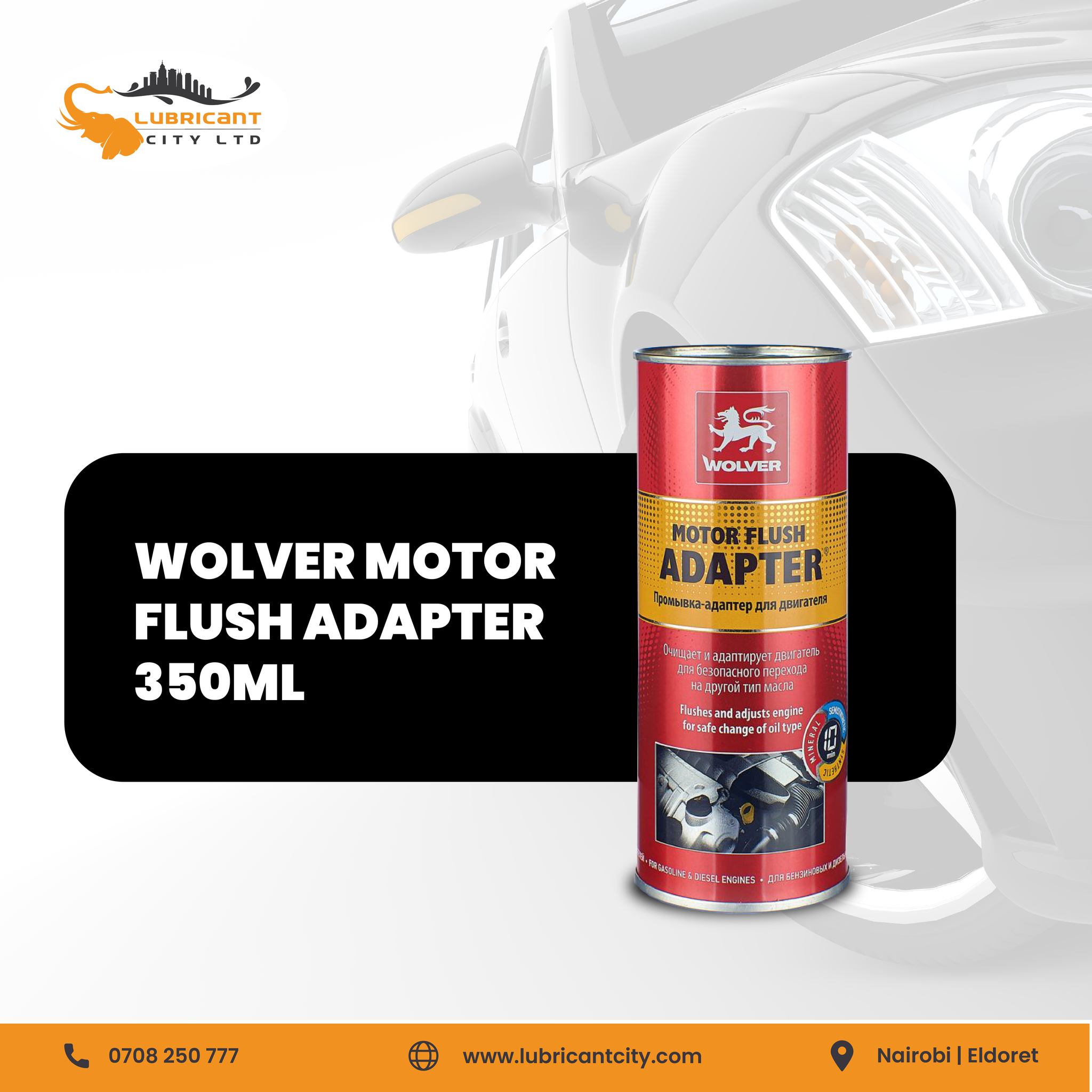 Lubricant - WOLVER Motor Flush Adapter is an adaptive flushing matter ...