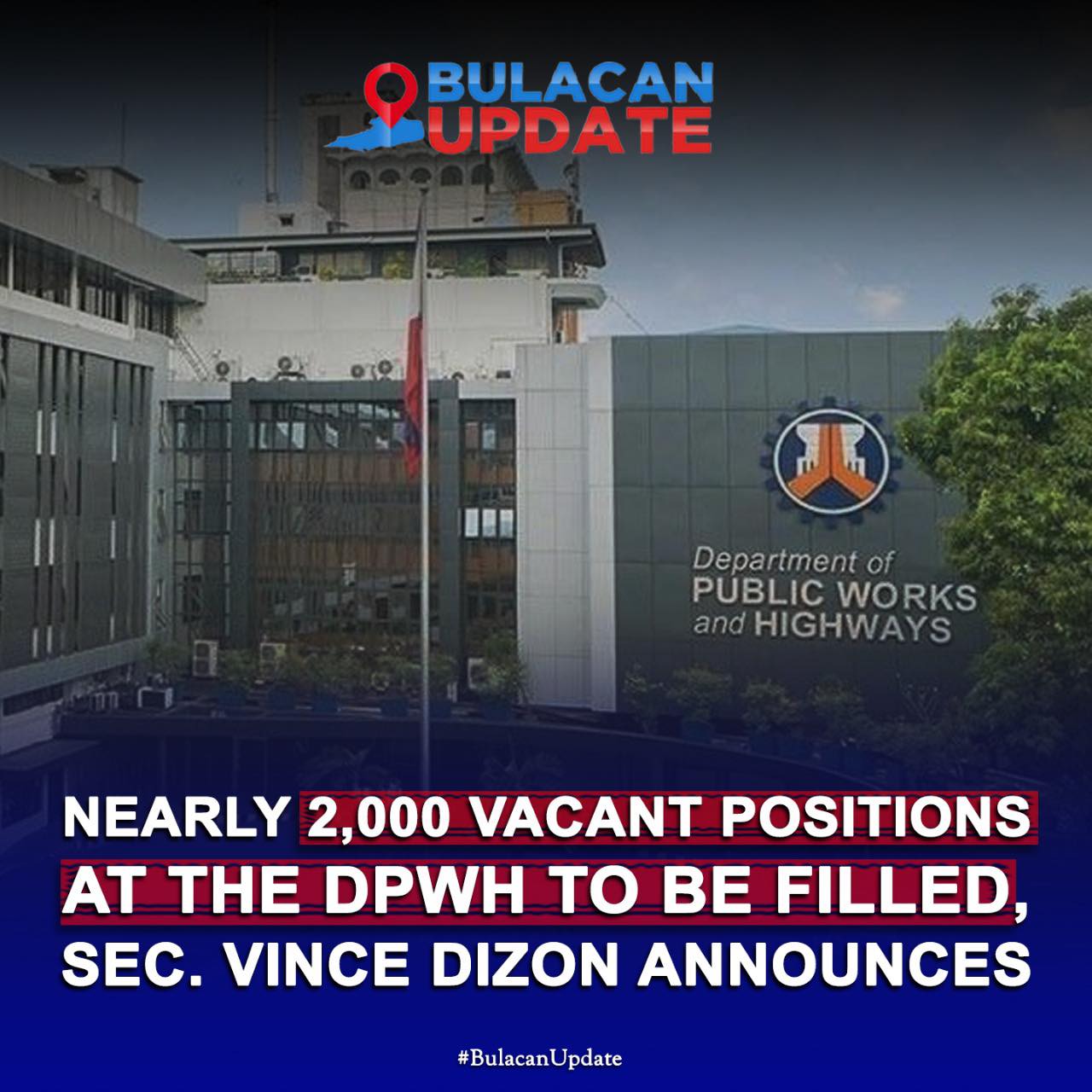 Bulacan - DPWH MAGBUBUKAS NG HALOS 2,000 POSISYON — SEC. DIZON! 📣 ...