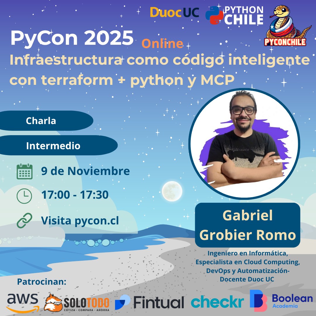 Python Chile - ☁️ Infraestructura como código inteligente... | Facebook