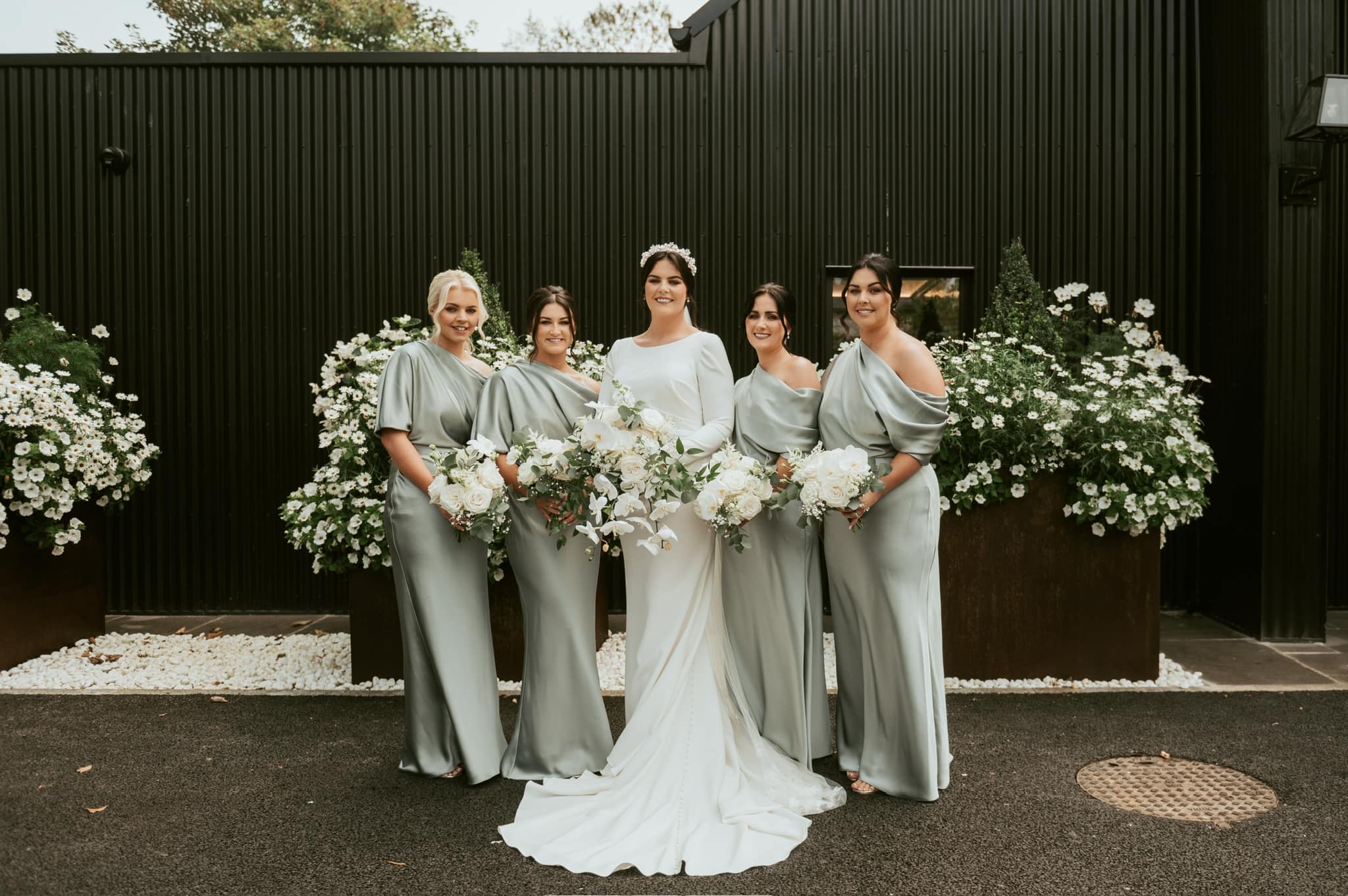 sjp bridesmaid dress ✨SAGE GREEN DRESSES✨ 4 x Bridal Sage green one shoulder bridesmaid dresses. Bought for £450 each, all dresses have been dry cleaned and are in perfect condition sarah jessica parker 1997