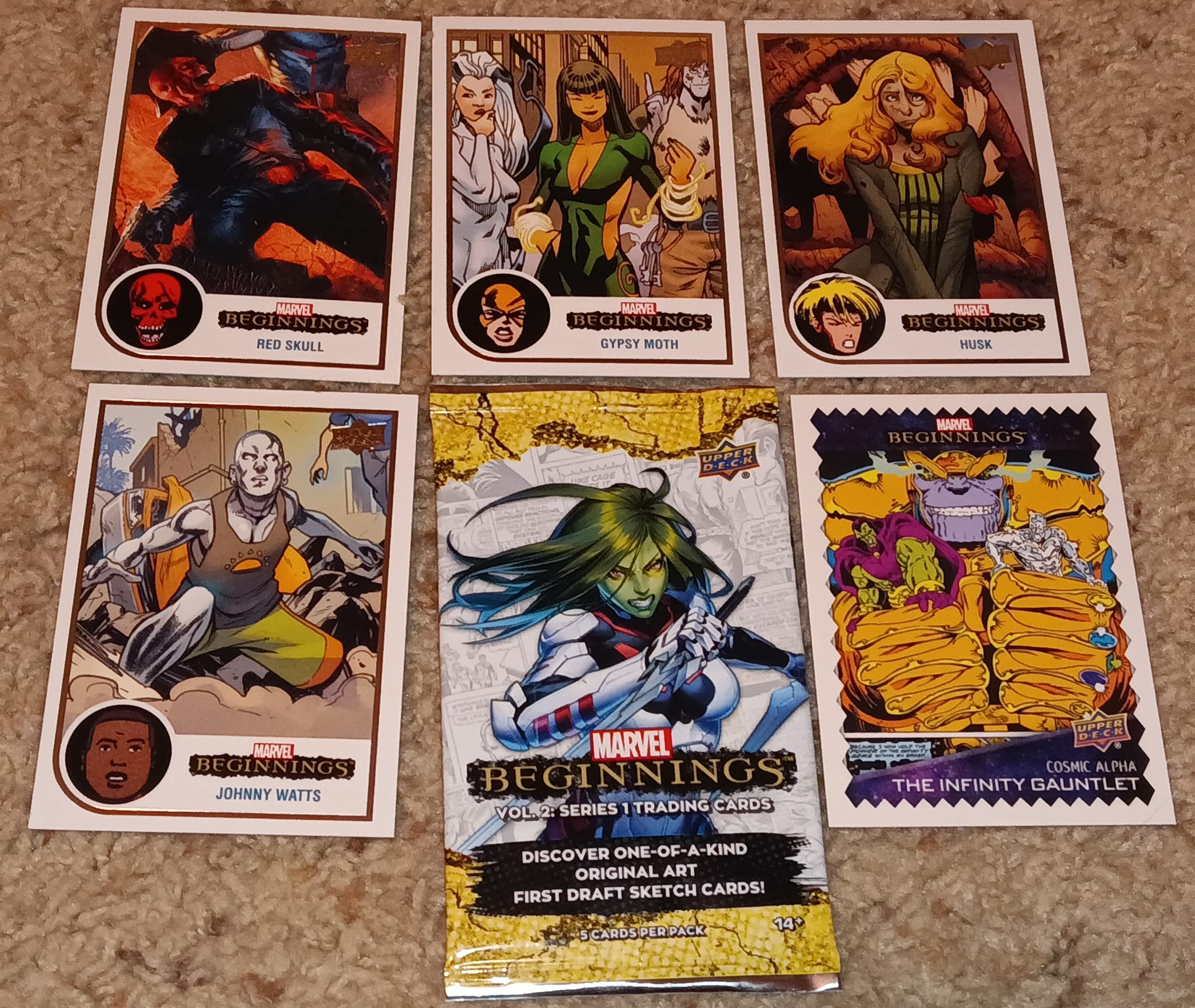 Upper Deck 2023 Marvel Anime 1 of 1 sketch card by Ethan Gray
