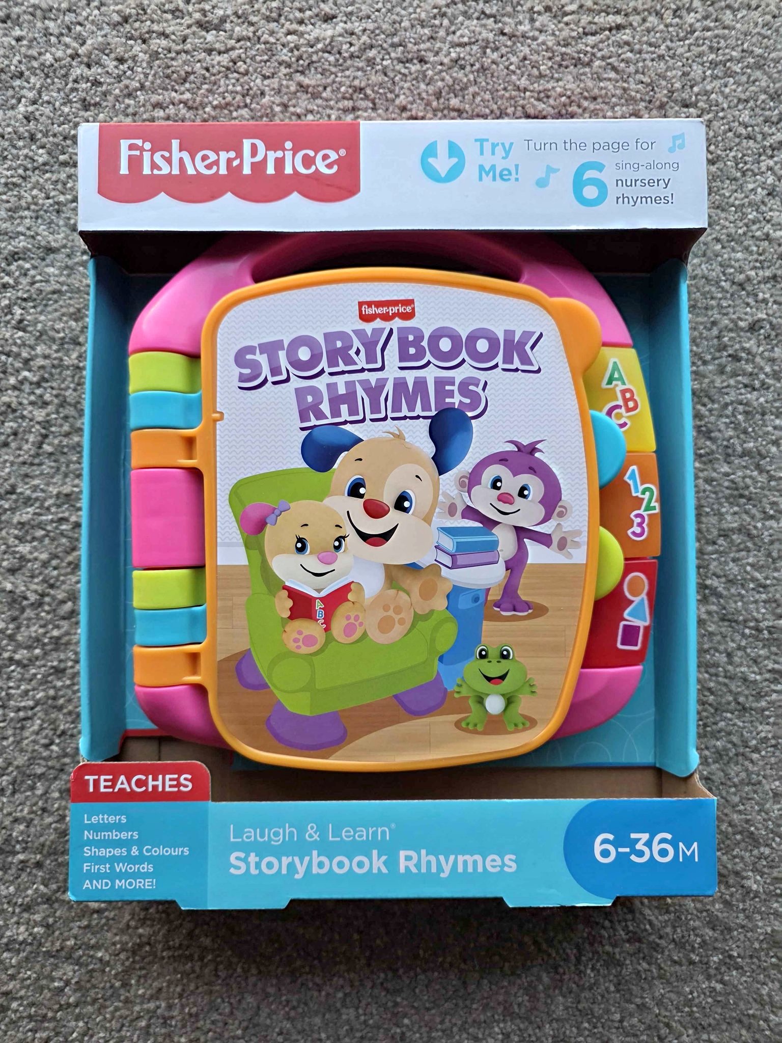 Brand New Fisher-Price Laugh & Learn Storybook Rhymes - Baby Books ...