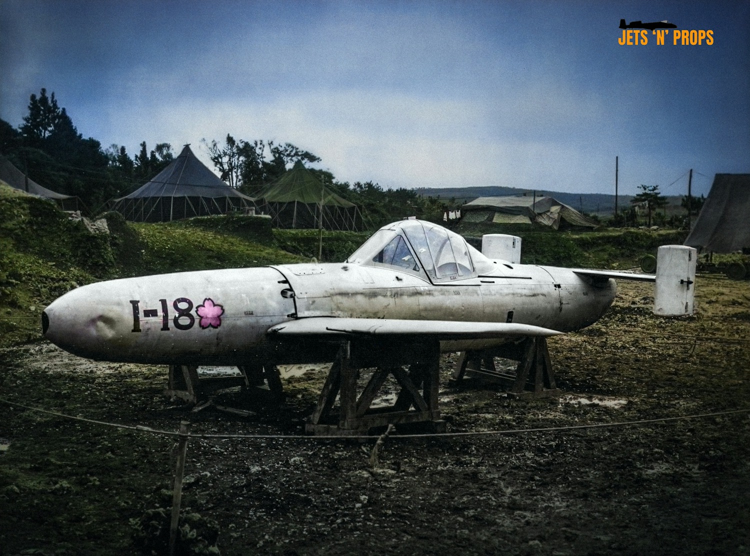 Japanese ohka model 11 kamikaze aircraft