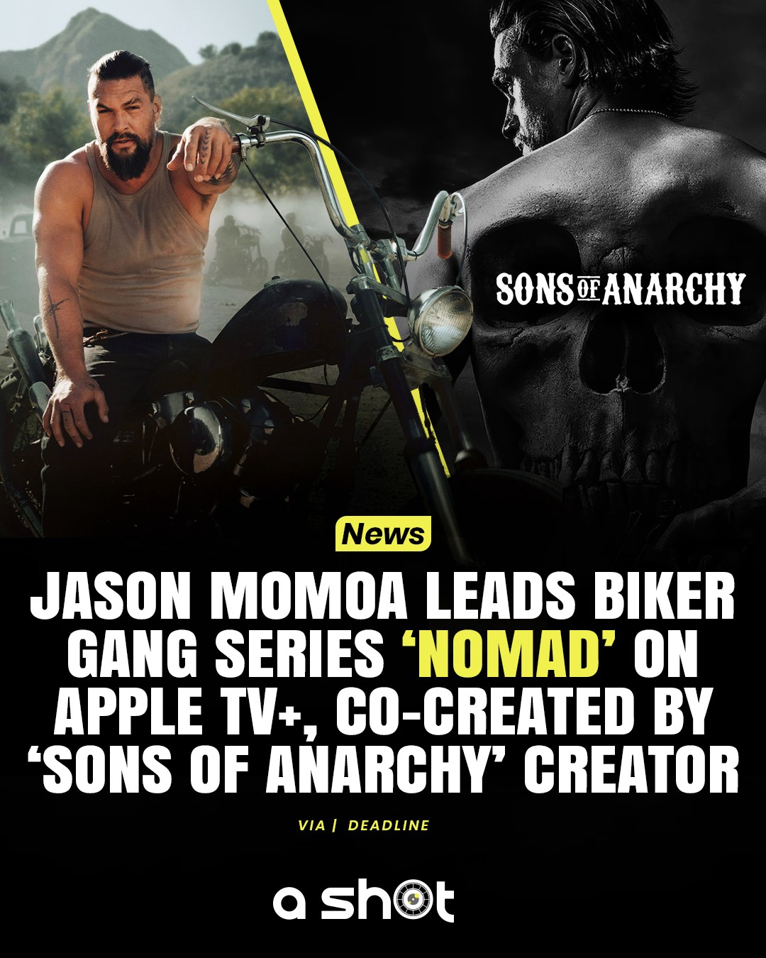 A Shot. - Jason Momoa will star in ‘NOMAD’, a new biker gang series for ...