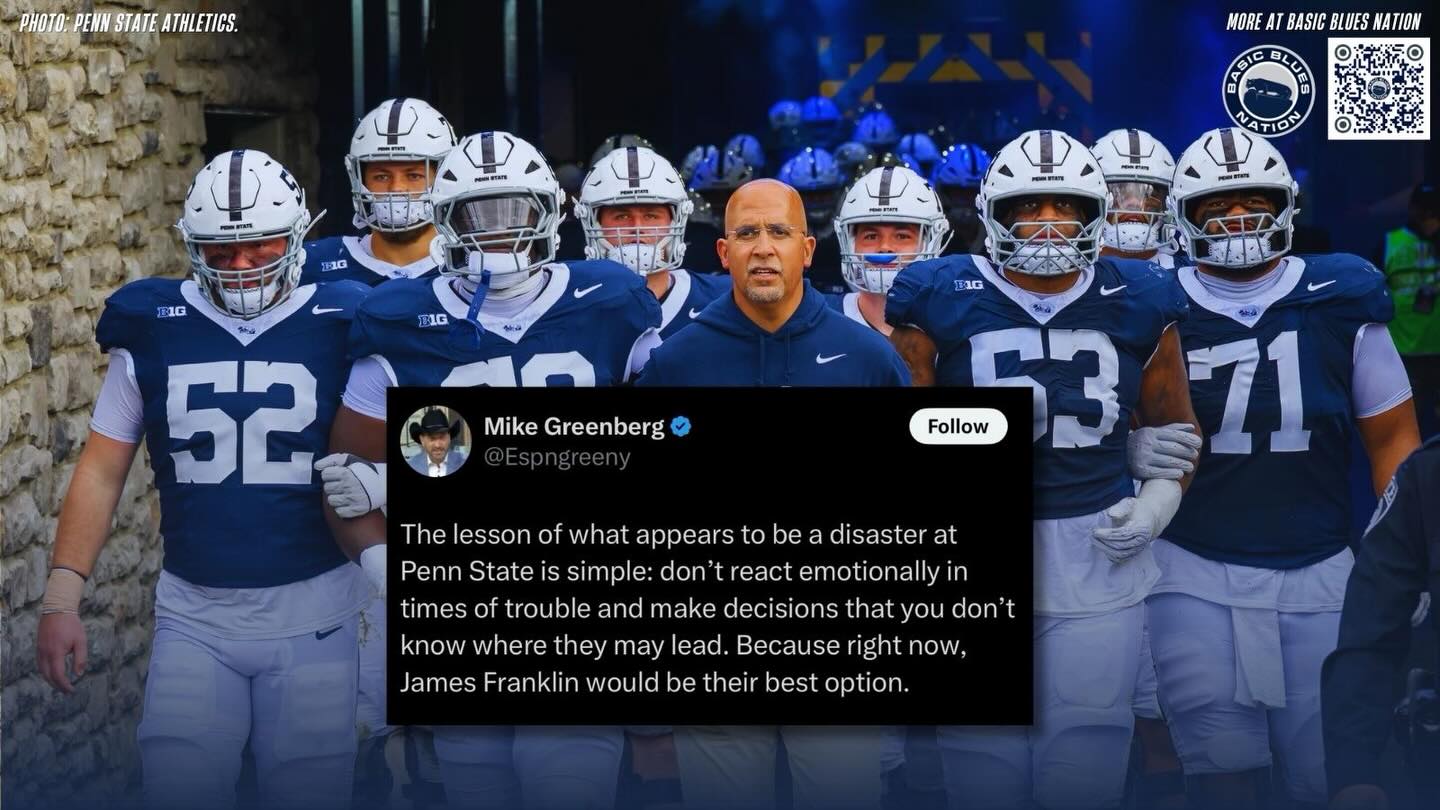 Basic - In hindsight, did Penn State react “emotionally” with its ...