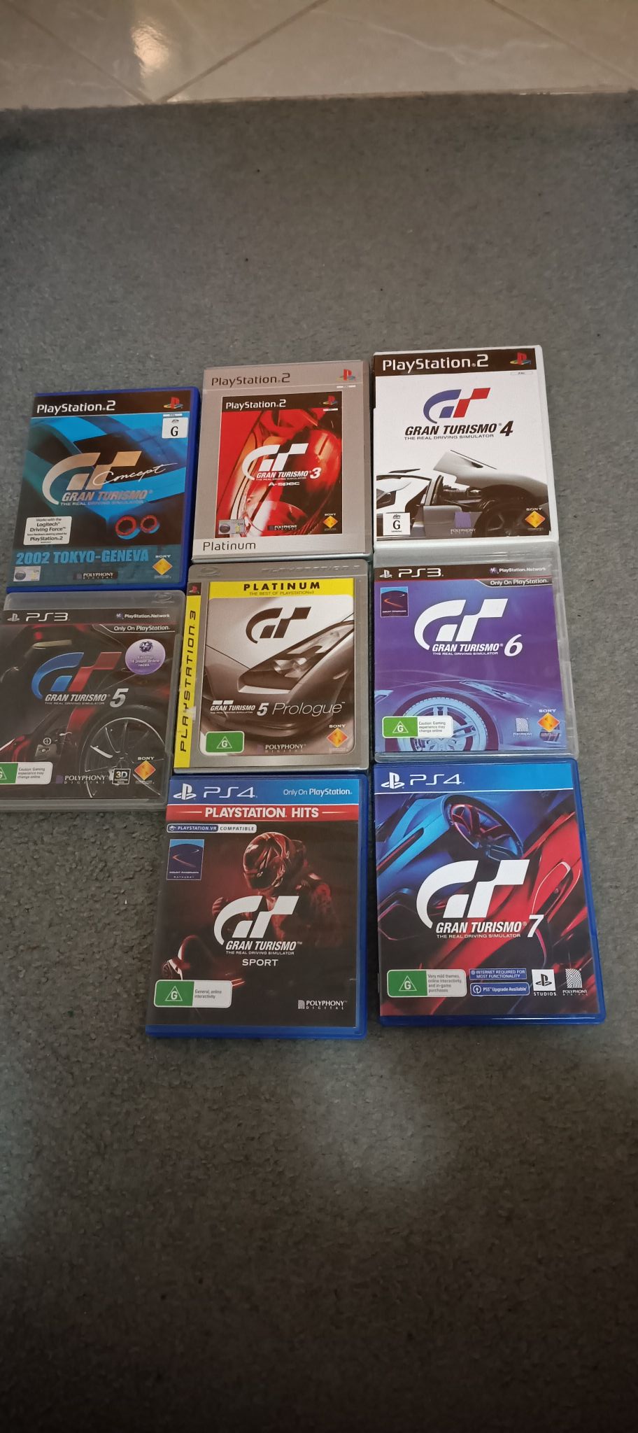 Two more additions to my GT collection, GT3 A-Spec 'winners guide