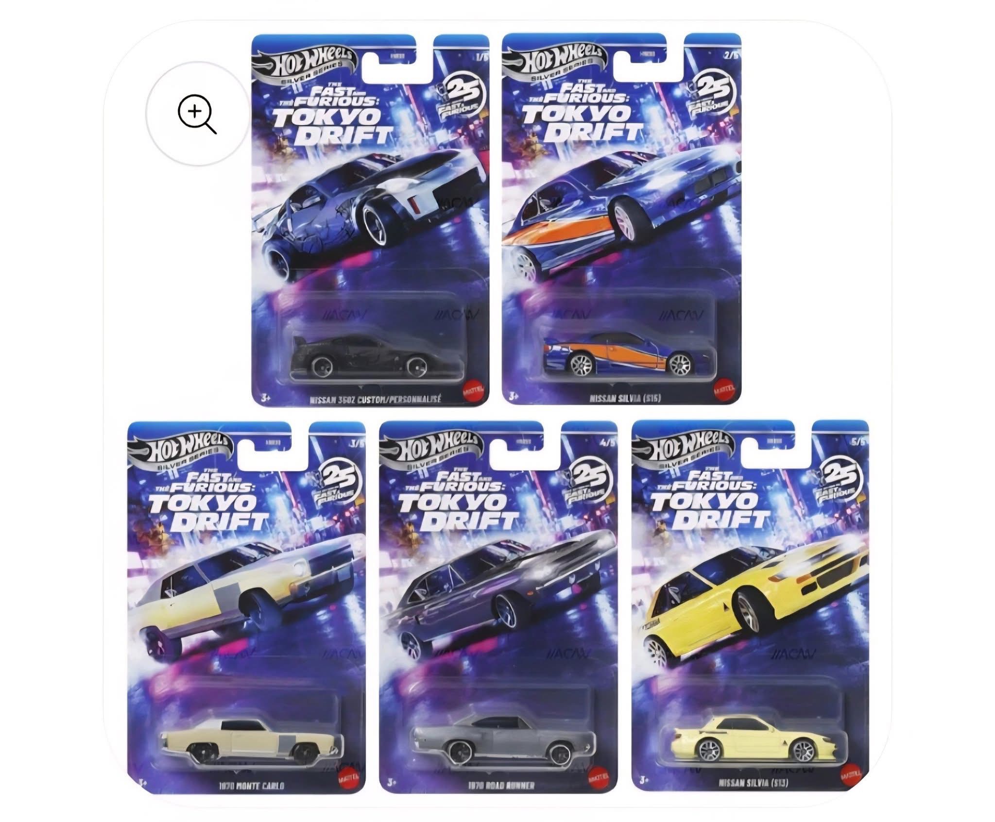 2026 Hot Wheels Silver Series Fast & Furious 25th Anniversary