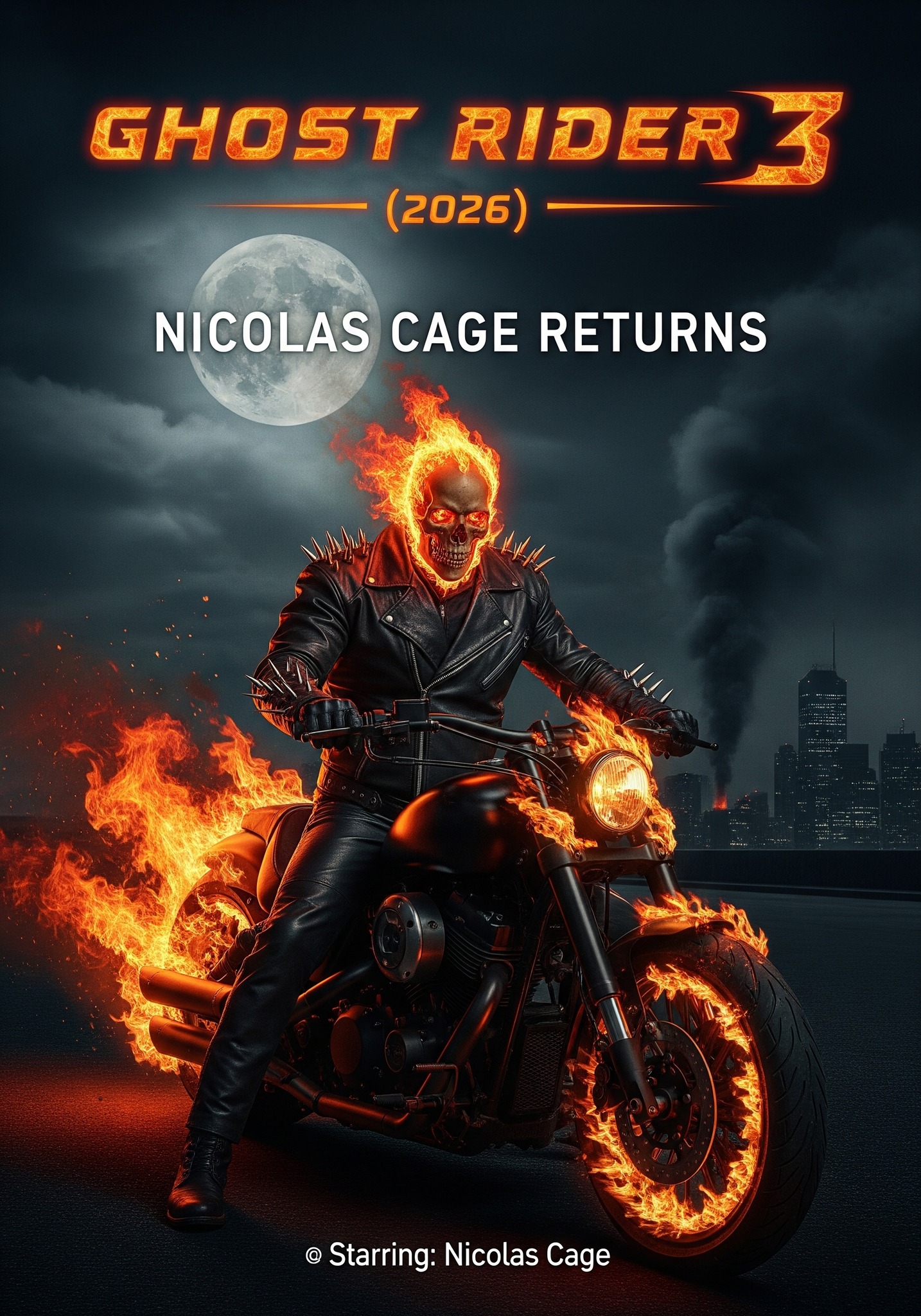 𝗖𝗶𝗻𝗲𝗺𝗮 - 🔥 GHOST RIDER 3 (2026) | Nicolas Cage Returns 🔥 ⭐ Starring ...