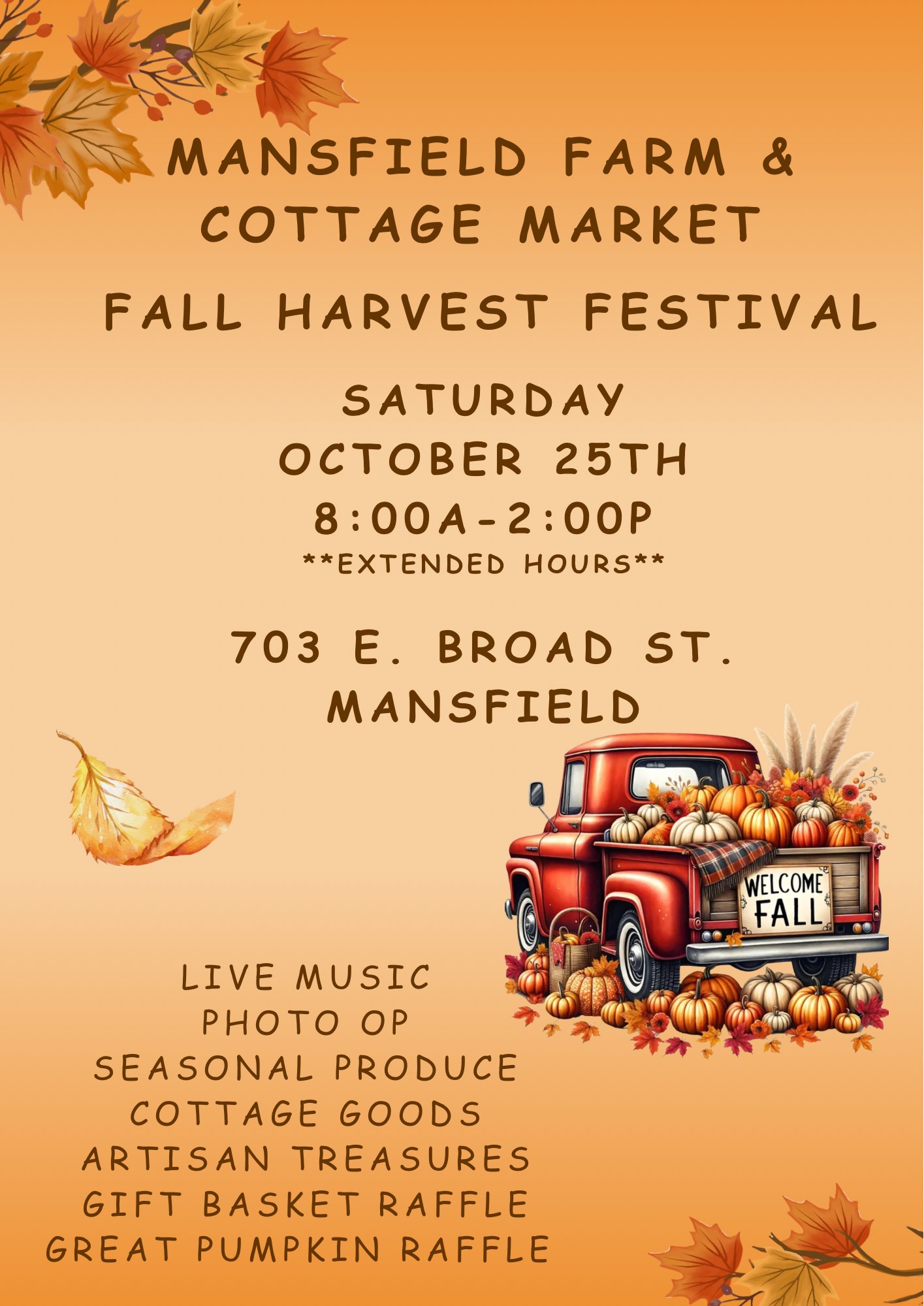 🍂 Get ready for a weekend full of fall fun at Harvest Fest! We're