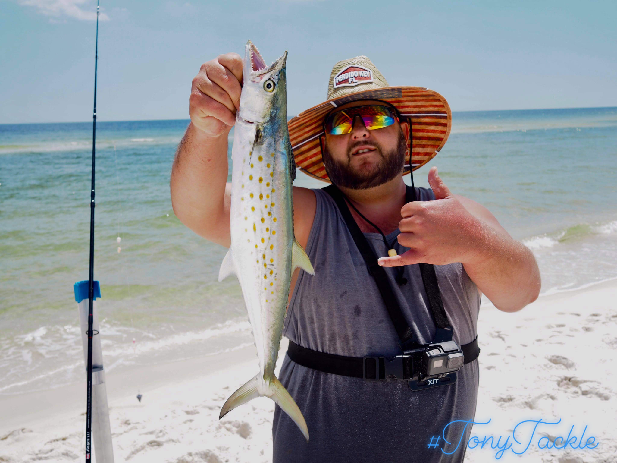 best pier fishing pole for spanish mackerel Jigging Rod Rockers Surf Fishing: Zippin' Up Bonito