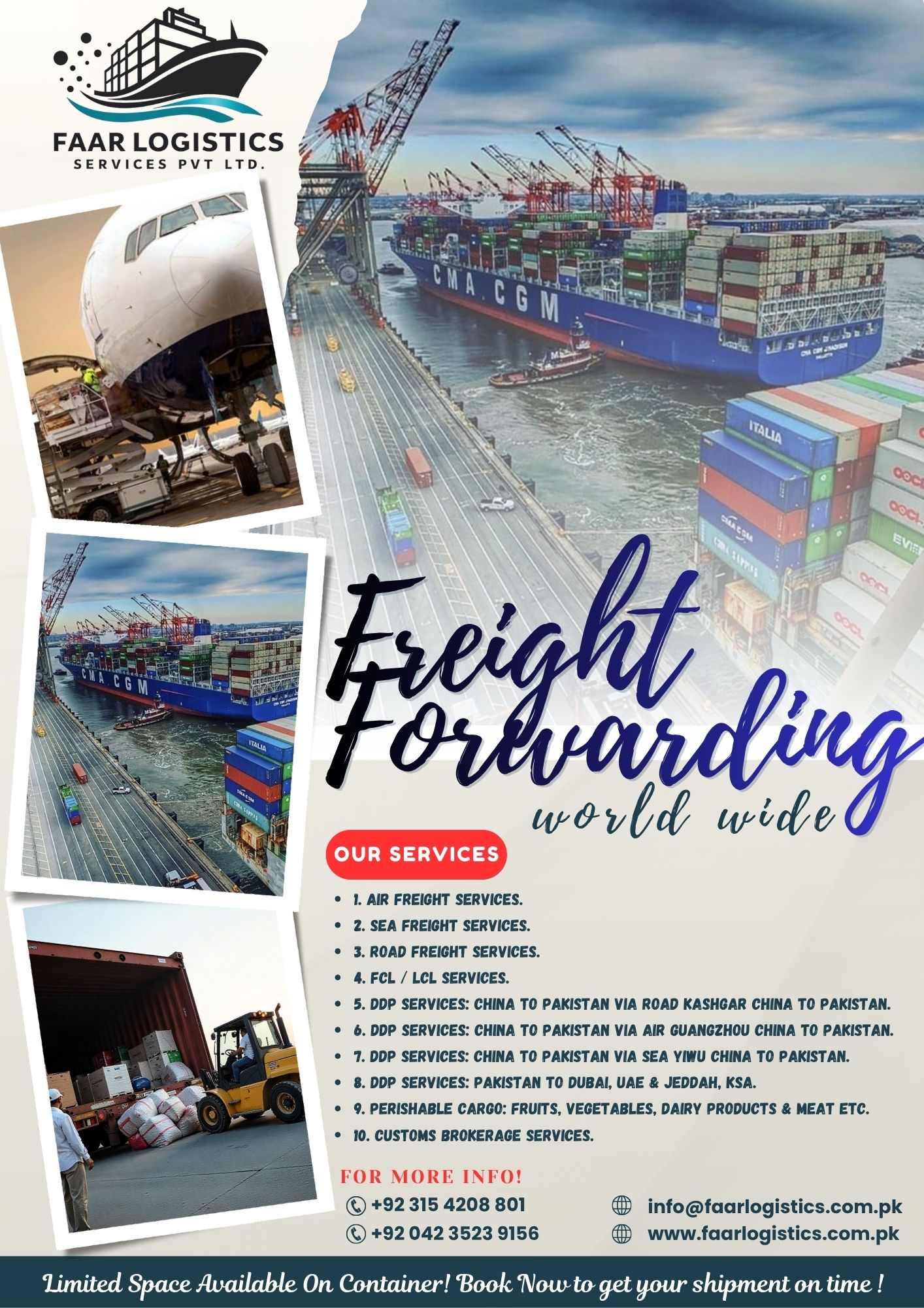 Faar Logistics Services Pvt. Ltd | Lahore