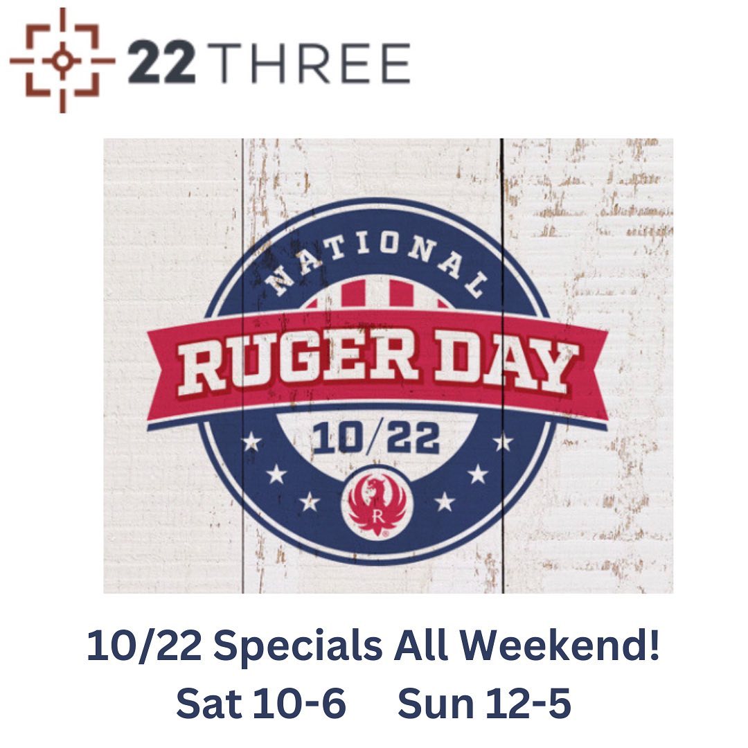 Having fun with 10/22!... - 22three Firearms Store and Range | Facebook