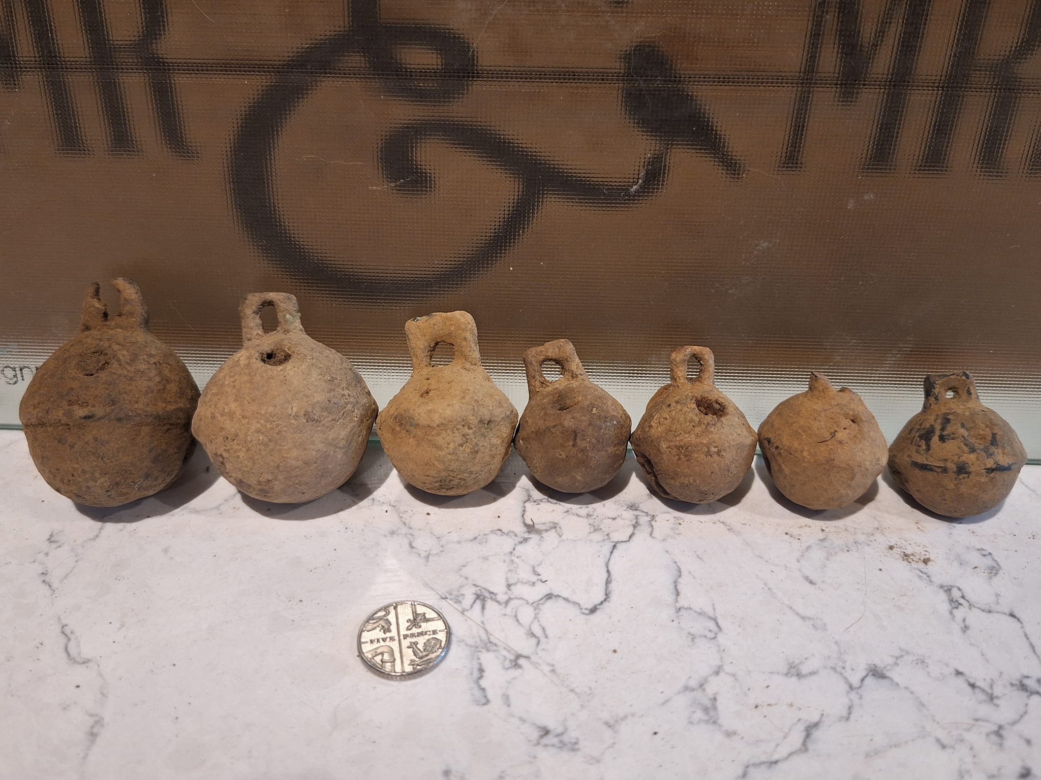 Crotal Bells | Today's finds between myself and Darren Keen.