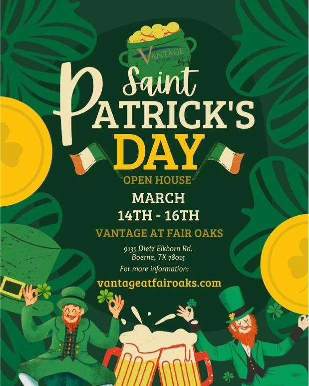Open House - St. Patrick's Style!