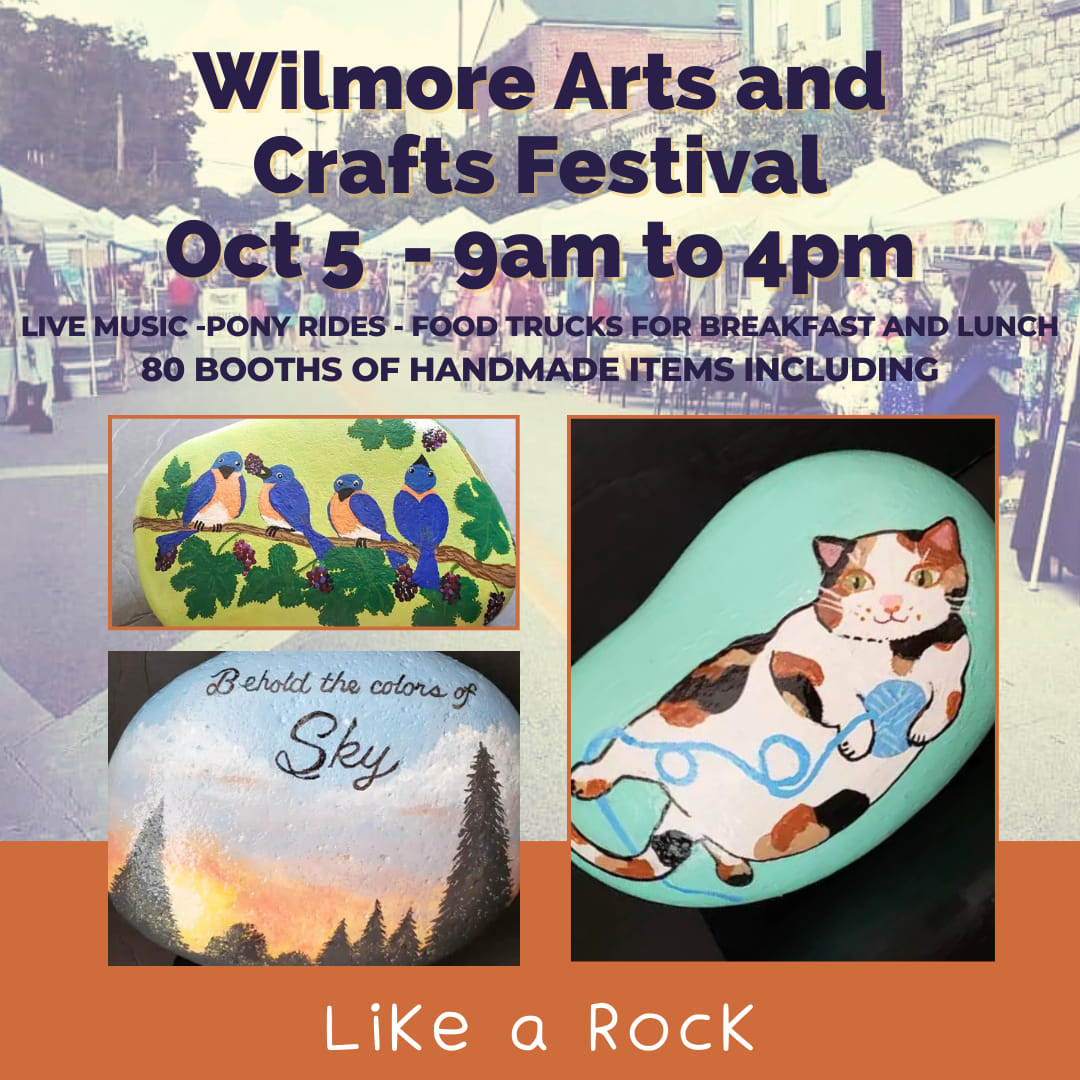 Wilmore - Like a Rock has tiny art for you to take home from Wilmore ...