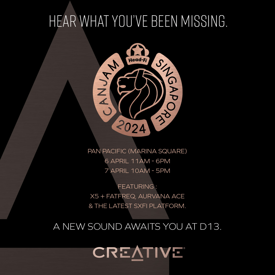 Creative Labs - Embark on an elite audio journey at CanJam...