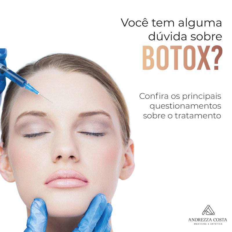 O Botox é um dos procedimentos... - Clínica Andrezza Costa