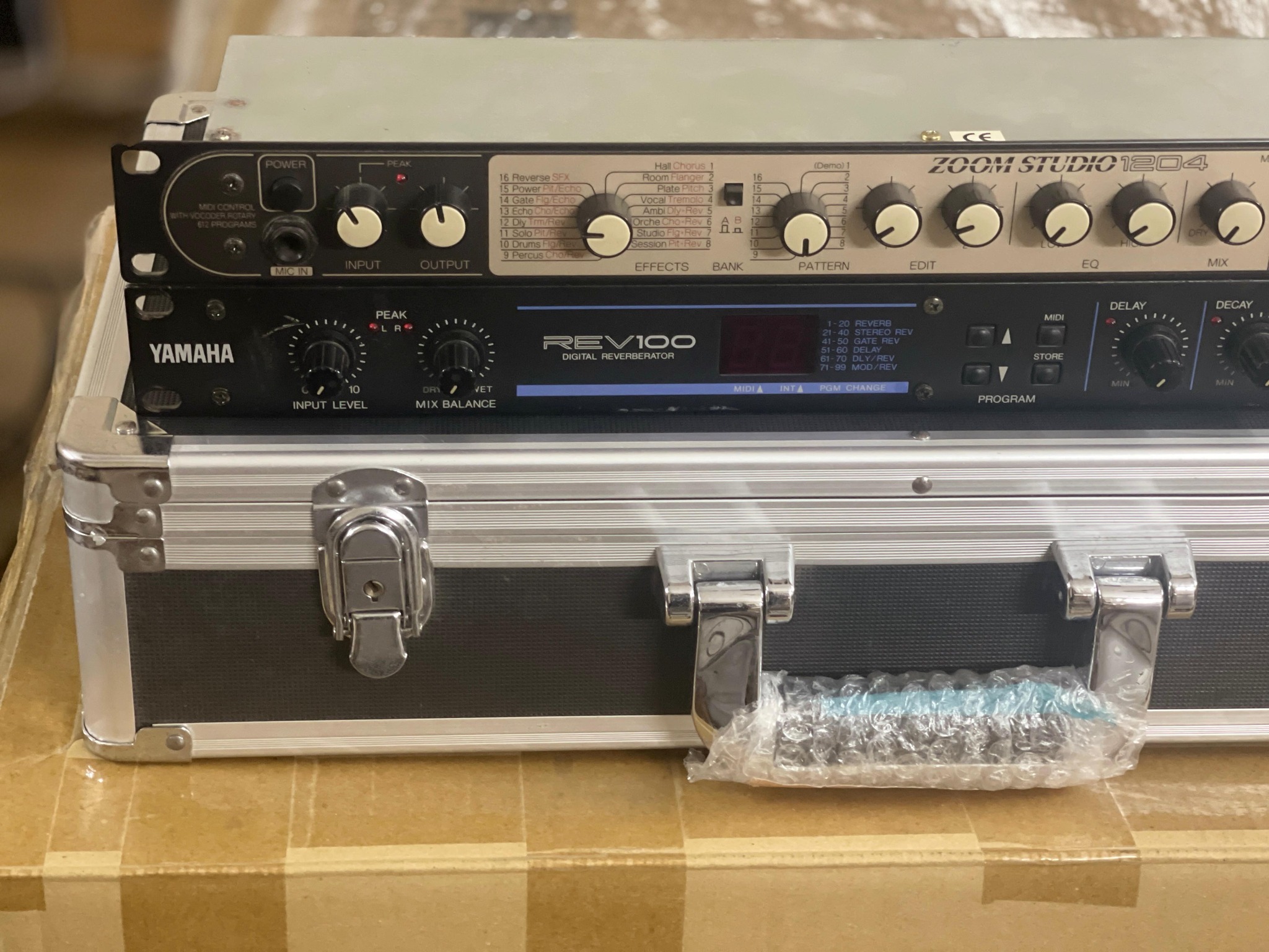 Zoom 1204 and Yamaha Rev-100 available in brand new condition