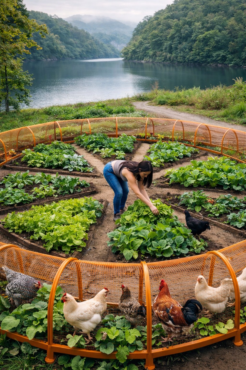 Grandma's - Circular Garden Design with Integrated Poultry System The ...