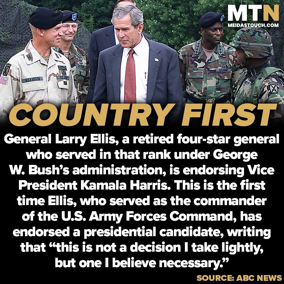 MeidasTouch - Retired 4-star General, Larry Ellis, said... | Facebook