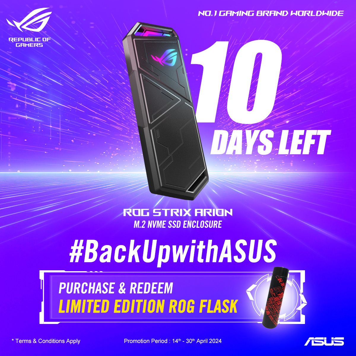 10 days left to redeem a free... - ASUS Republic of Gamers