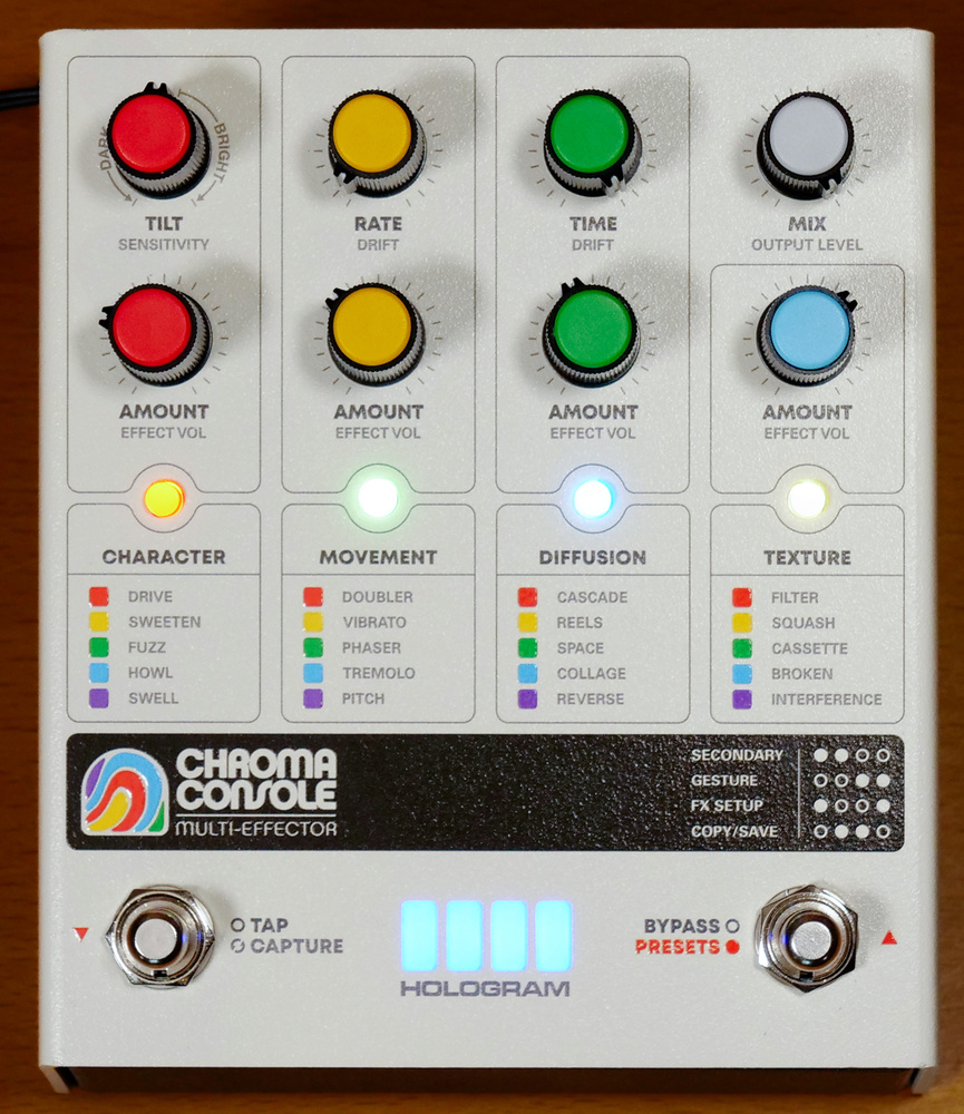 NPD: Hologram Electronics Chroma console with comprehensive guides