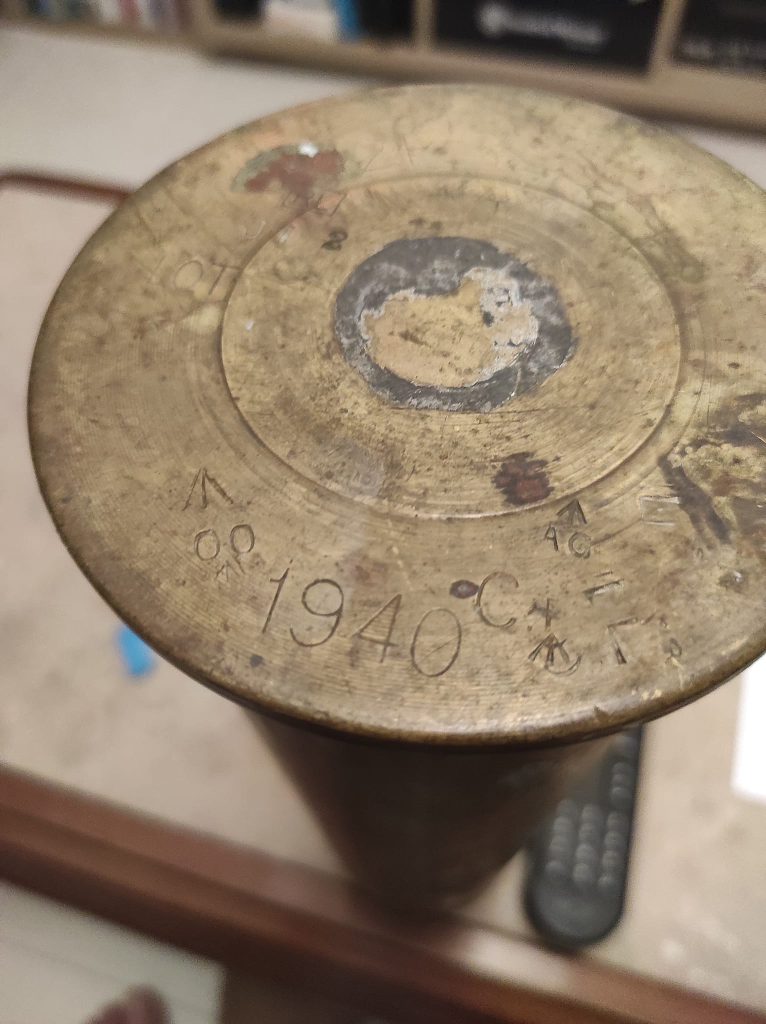 What is this 1926-27 shell casing from?