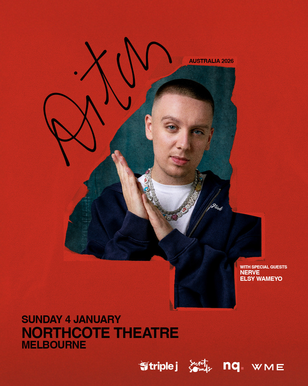 Northcote - JUST ANNOUNCED 📣 AITCH - 4 AUSTRALIAN TOUR | SUN 4 JAN 2026 ...